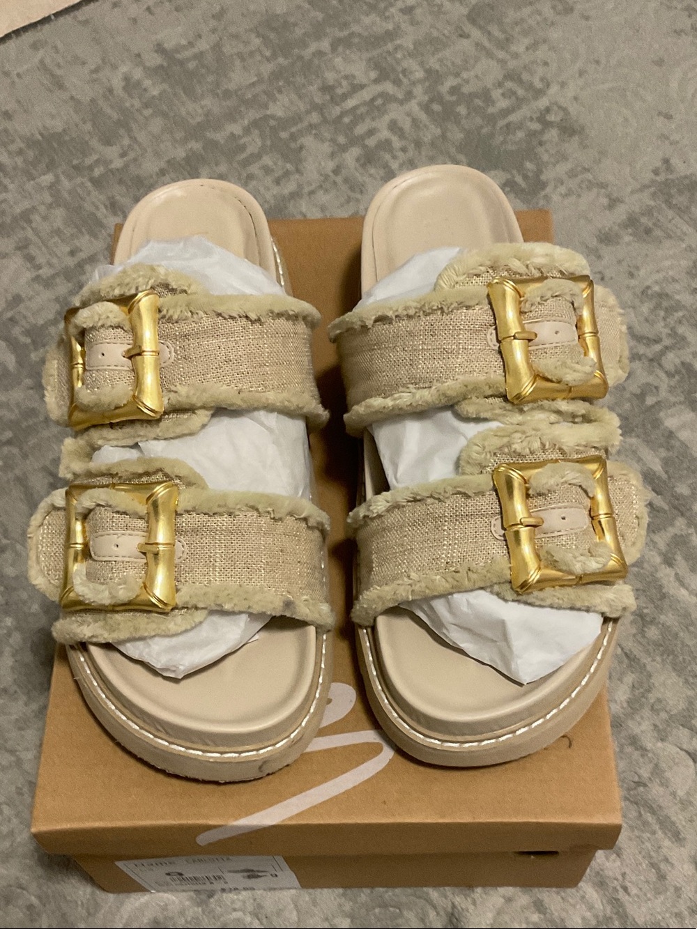 mi.im Beige Sandals